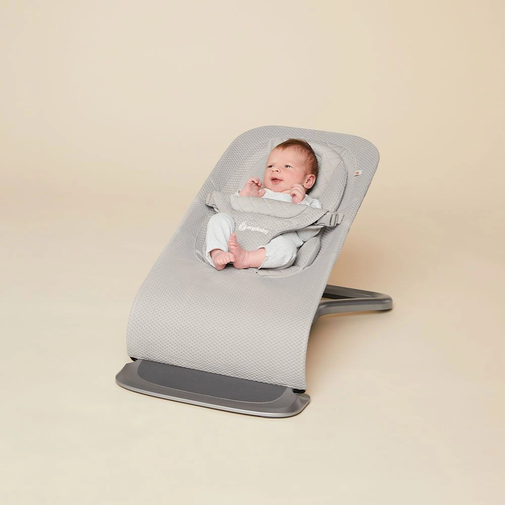 Ergobaby Evolve релаксатор 3 во 1 мрежест - Light Grey