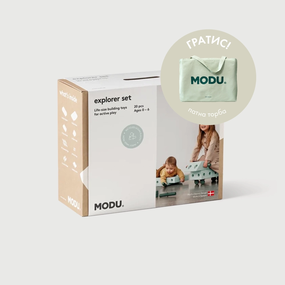 MODU Explorer сет - Ocean Mint/Forest Green